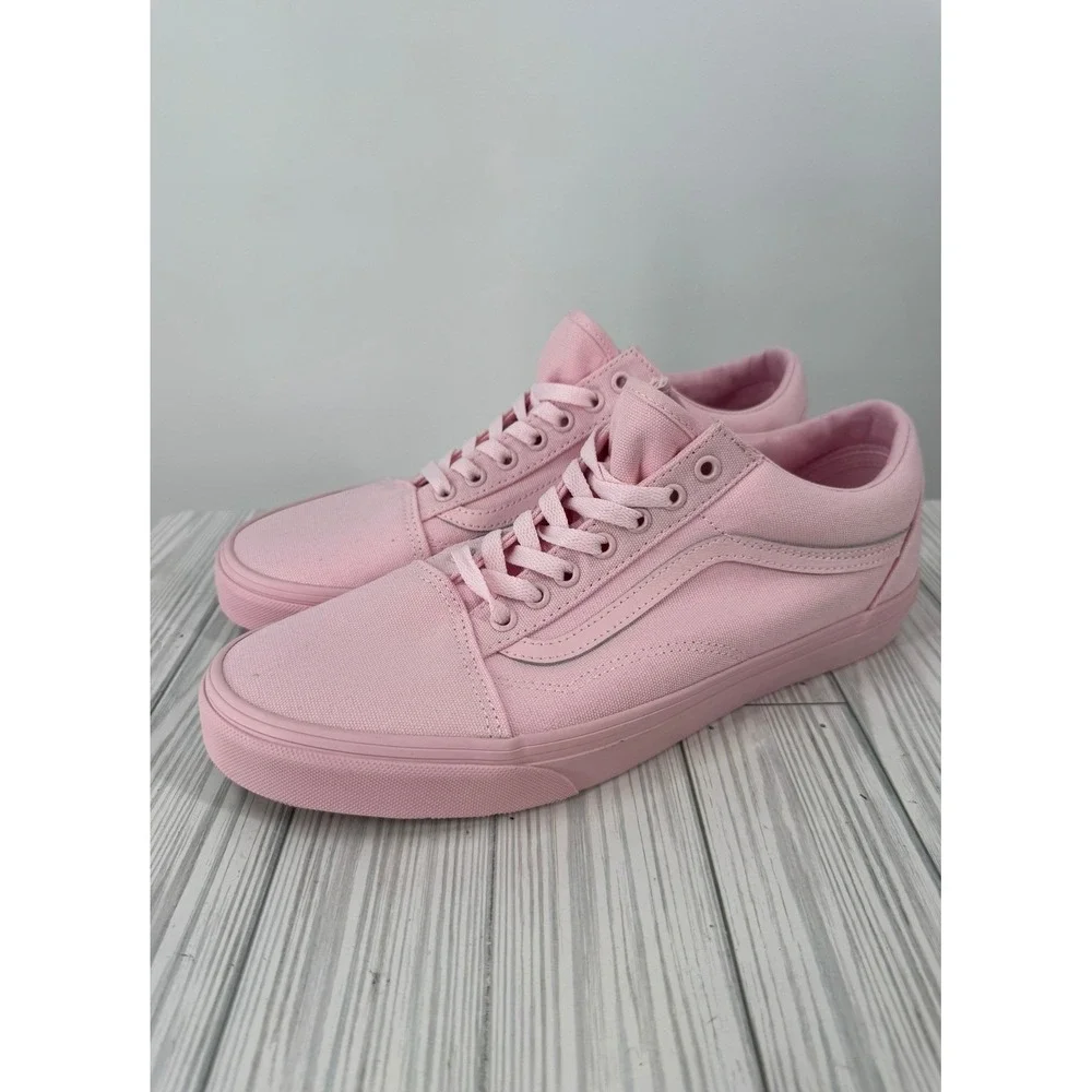 Vans Old Skool Pastel Pink Monochromatic Low Top Skate Shoes Mens 11.5 Wmns 13 - Picture 1 of 8